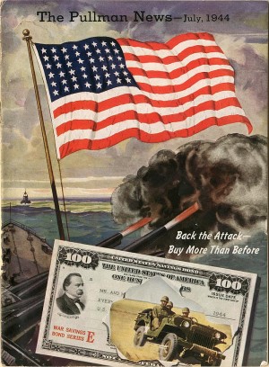 Pullman News magazine advertising "War Savings" - Magazine